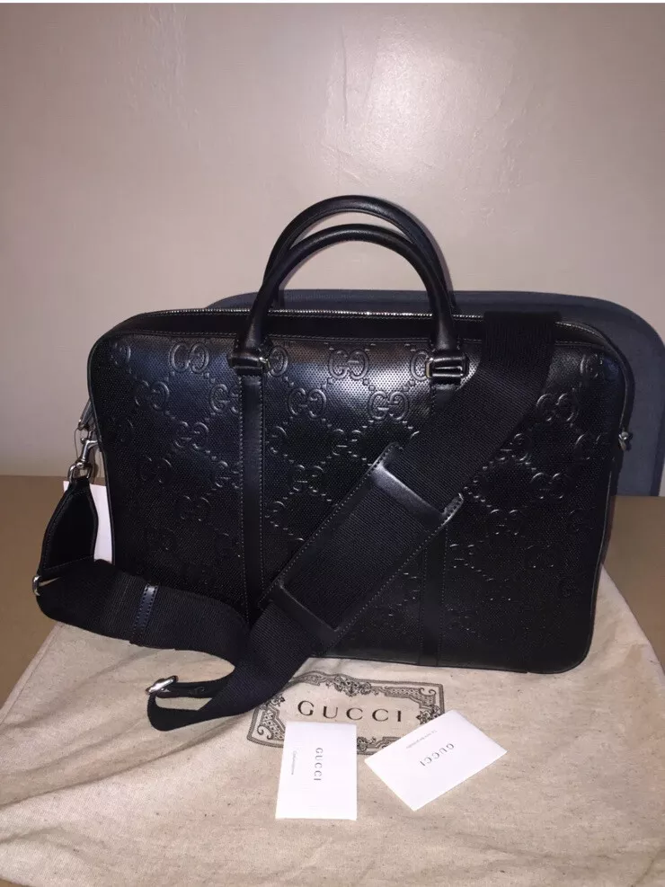 Gg black online briefcase