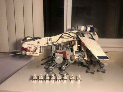 LEGO Star Wars Republic Dropship w/ AT-OT Walker 10195 - QUICK SHIPPING | eBay