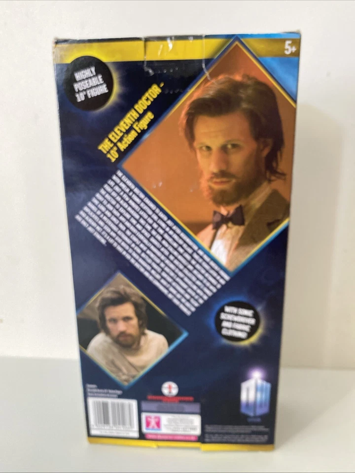 Boneco de ação Doctor Who Eleventh Doctor 10" com barba altamente detalhado - Imagem 2 de 4