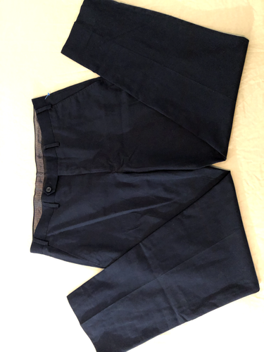 Mens Michael Kors Dress Pants 34x30 Black Slack Chino Trouser Khaki - Picture 2 of 3