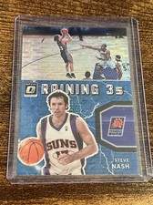 Steve Nash 2021-22 Donruss Optic Raining 3’s Blue #16 Suns