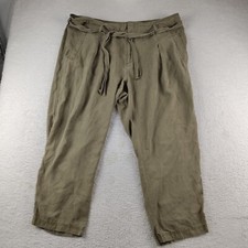 Lauren Ralph Lauren Lyocell Pants Sz 18w Inseam 26 Wide Leg Boho Hippie