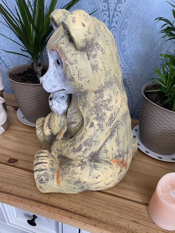 Latex mould WITH FOAM SUPPORT CASE for making this Large Teddy With Baby Statue - Image 2 of 4