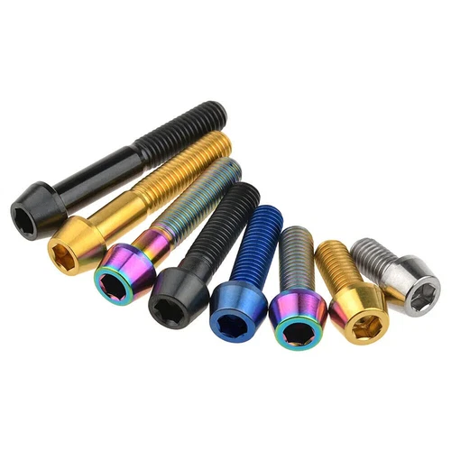 M6 Titan Schrauben Kegelkopf 10 16 18 20 25 30 35 40 45 50 55 60 65 mm Innensechskant - Bild 8 von 9