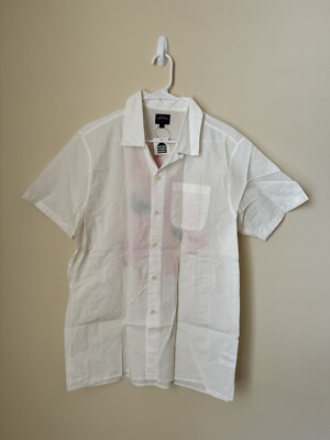 Noah NYC New Watercolor Floral Button Up Shirt White Large