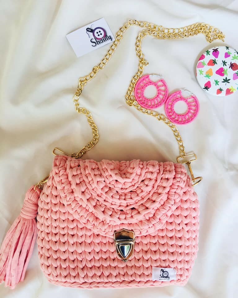 Women Hand Bag Fashionable 100%Hand Made Hand Bag 100%Crochet