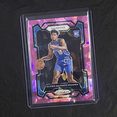 2024 PANINI - PRIZM NBA - PINK CRACKED ICE - OLIVER MAXENCE PROSPER - ROOKIE CAR