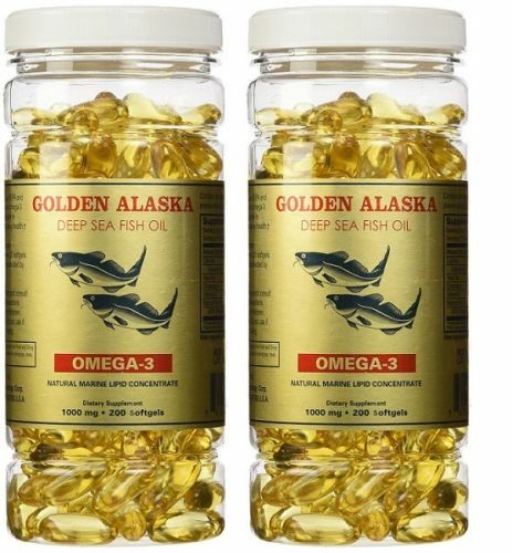 2X Organic Alaska Deep Sea Fish Oil, Omega 3 DHA/EPA 1000 mg