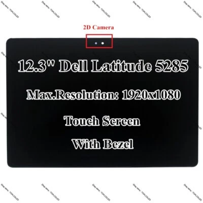 2D Dell Latitude 12-5285 12" LCD FHD Écran Tactile Panneau Assemblage Affichage - Photo 1/4