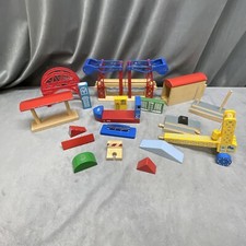 KidKraft IKEA Thomas Friends Train Bridge Barge Crane Tunnel Lot of 18 Pieces