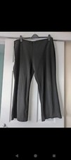 Marks And Spencer's Woman's Stretchy Straight Leg Black Trousers