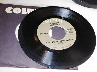 BARBARA FAIRCHILD LET ME BE YOUR QUEEN/THANKS FOR THE MEM'RIES 45 RPM RECORD 049