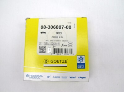 Racing oversize piston rings Götze Opel 2.0 liter 86.50 C20NE C20XE C20LET turbo