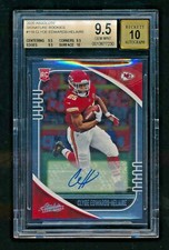 BGS 9.5 CLYDE EDWARDS-HELAIRE 2020 ABSOLUTE SIGNATURE ROOKIES RC AUTO *POP 1 GEM