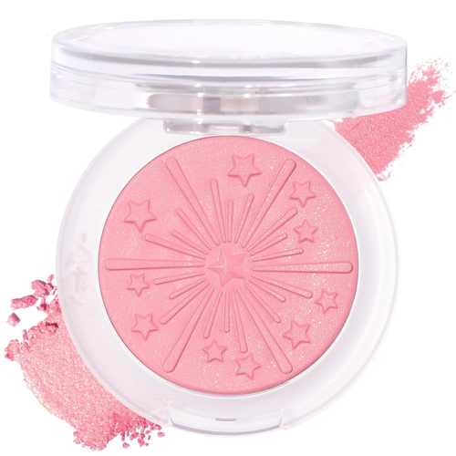 Baked Blush for Cheek, Glow Blushing Palette - Seamless Silky Blendable Powder B