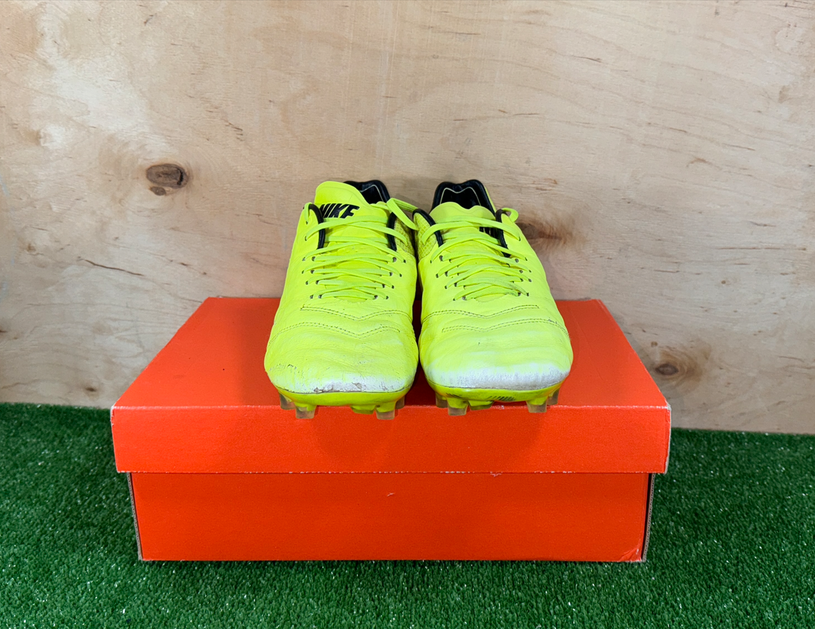 Nike Tiempo Legend VI FG 819177-707 Elite US9 UK8 Yellow Nike Tiempo Legend VI FG 819177-707 Elite US9 UK8 Yellow