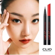 CLIO Superproof Brush Liner #01 Kill Black Fixing Liner Ink Eyeliner Smudge Free