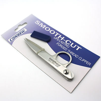 Consew Smooth-Cut Stainless Steel 4-1/2'' Thread Clipper Cutter Snip