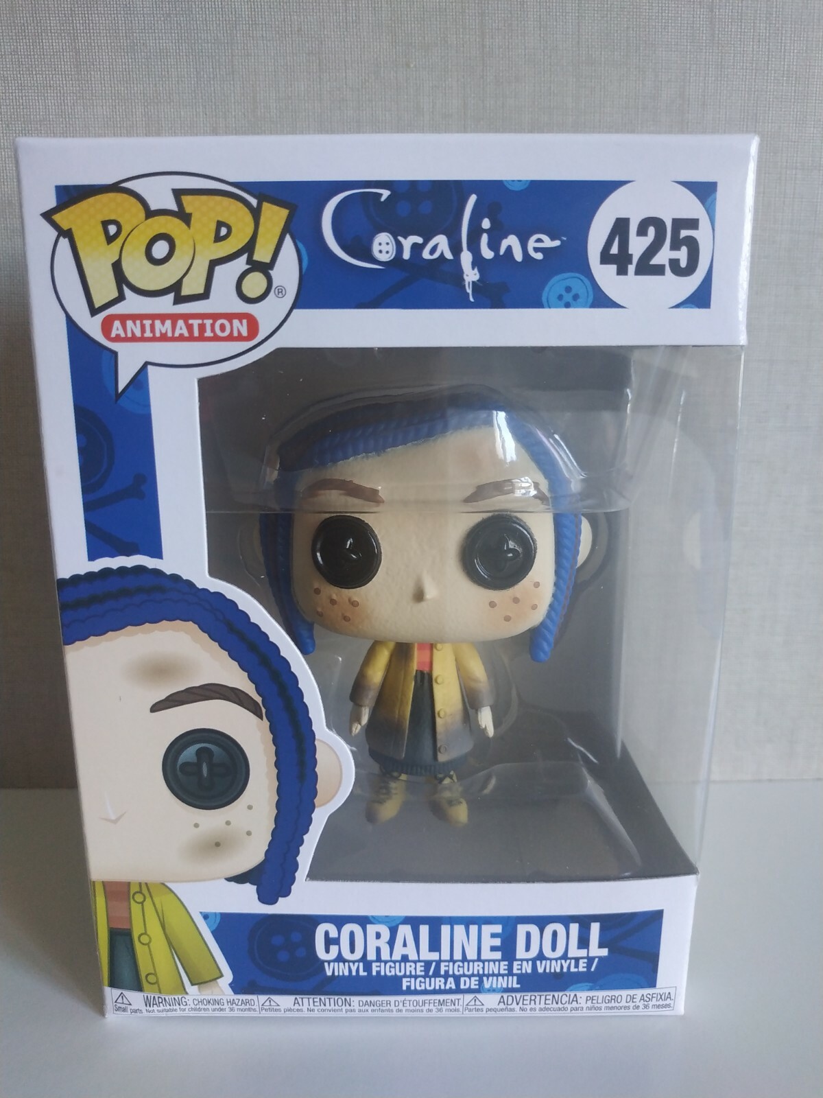 Funko Pop Coraline Doll # 425 Vaulted Descatalogad Caja Leve Daño Ver Fotos Rare