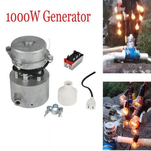 110V 1000W Micro Schräg Hydro Generator Outdoor Hydro Generator - Bild 1 von 6