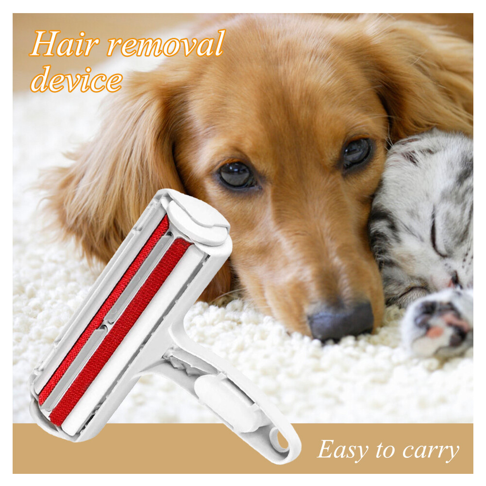 MY 2Way Pet Dog Cat Hair Roller Lint Remover Brush for Sofa Carpets