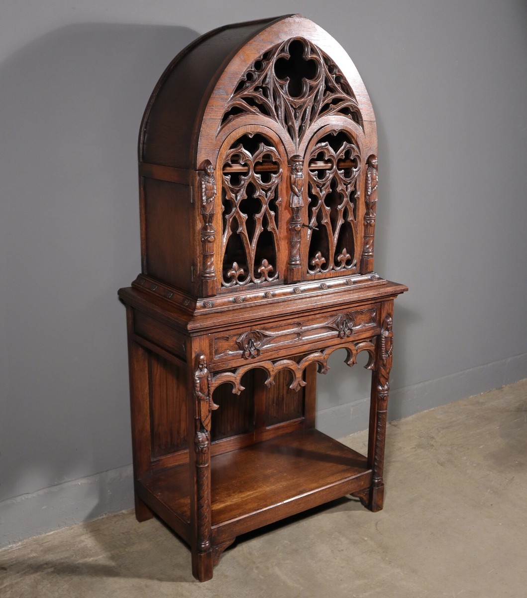 家具 antique wine wood cabinet vintage 70