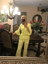 Cotton embroidered Pantsuit Julia Bombardi, Size S