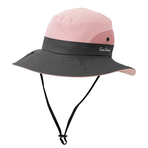 Women Summer Bucket Hat Packable Ponytail Wide Brim Sun UV Protection Travel Cap - Picture 27 of 34