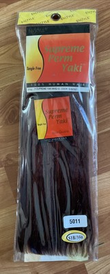 H5011 Enstyle  H Supreme Perm Yaki 100% Human Hair Tangle Fre 10'' Color S1B/350