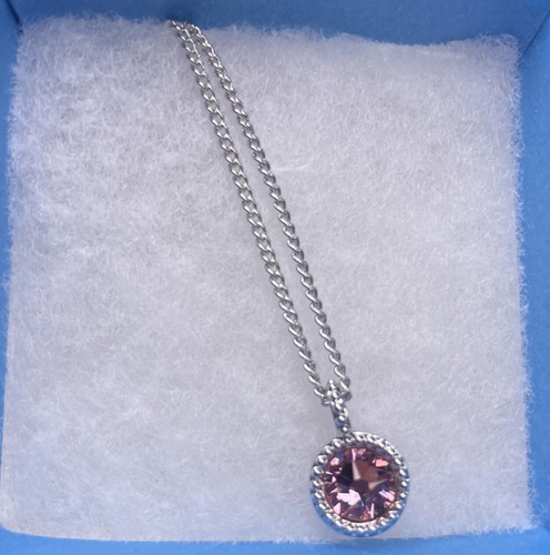 💎Touchstone Crystal Necklace Rose Rhodium 15-18” New Condition - Picture 7 of 7