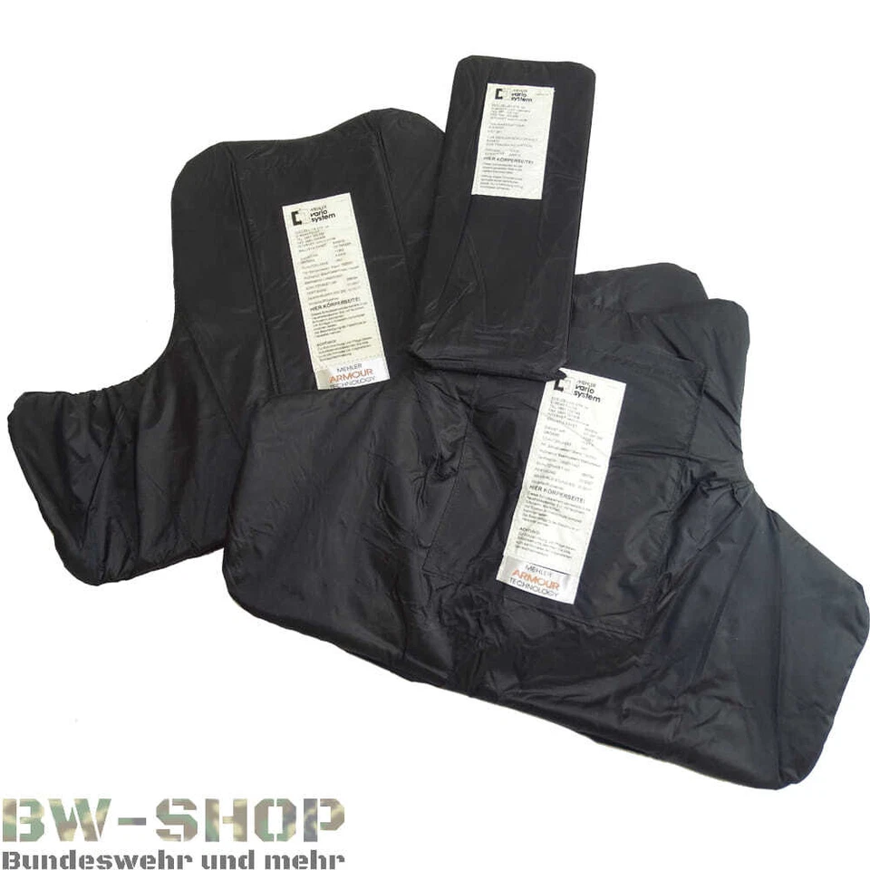 POLIZEI KUGELSICHERE WESTE MEHLER HERREN SCHUSSWESTE SK1 SCHUTZWESTE BALLISTISCH - Bild 2 von 2