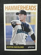JUSTIN NICOLINO #87 2013 Topps Heritage Minor League Edition QTY Rookie/Prospect