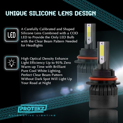 LED Headlight Kit 9005 HB3 6000K White High Beam CREE Bulbs SATURN Vue 2002-2010 - Picture 5 of 12