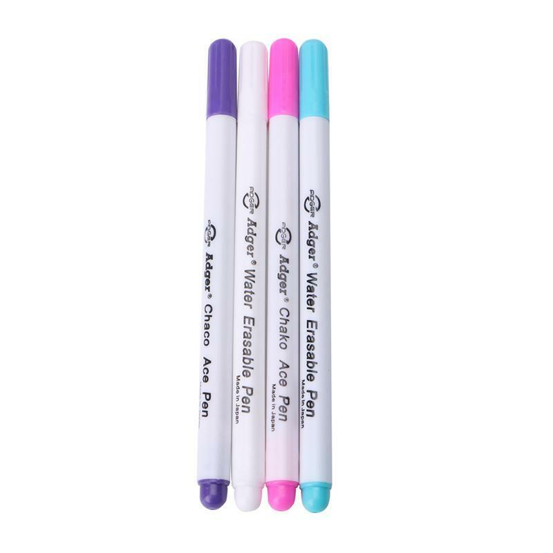 4X Water Erasable Pen Embroidery Cross Stitch Grommet Ink Fabric Marker  Washable