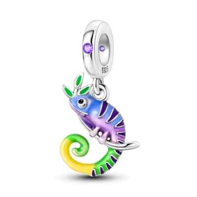 Orecchini Geco Argento 925 Orecchini A Puntale Geco/Camaleonte In Argento 925 Sterling - Nuovi, Con Confezione Orecchini Camaleonte