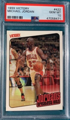 1999 Upper Deck Victory Basketball #422 Michael Jordan PSA 10 | eBay