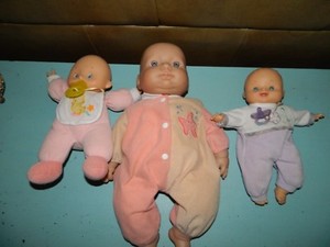 a lot of baby dolls