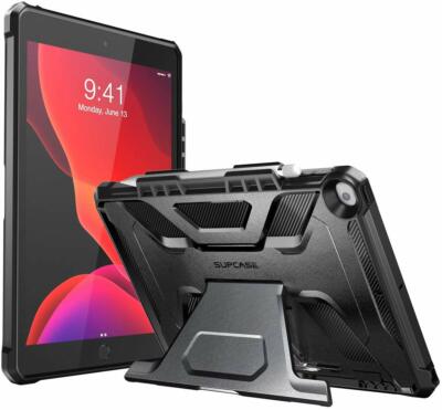 iPad 10.2'' (2021/2020/2019) Case SUPCASE Unicorn Beetle Screen Cover + Kickstand