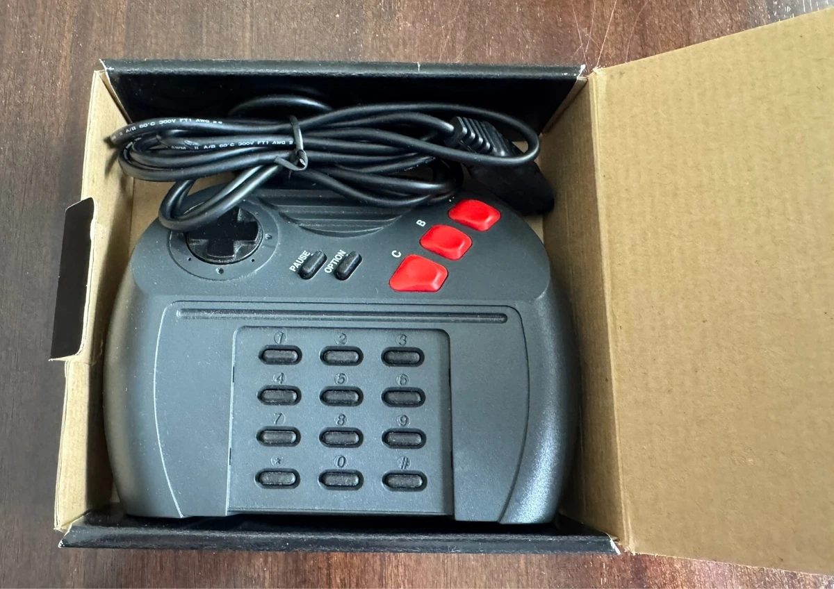 Atari Jaguar Console 2 Controllers, 8 Games, Power, AV, Complete, As-Is