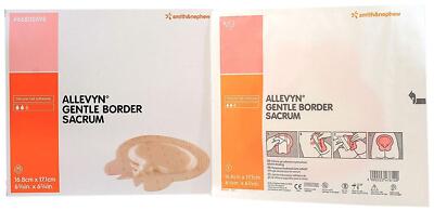 Smith & Nephew 66800898 Allevyn Gentl Border Sacrum Dressing 6.63''x6¾'' Box of 10