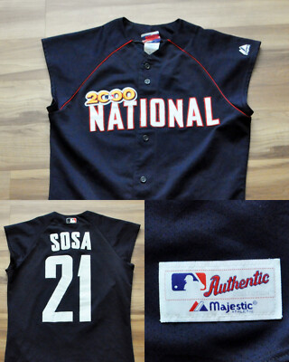 Sammy Sosa 2000 MLB All Star Game Majestic Jersey Cubs Vest Men M