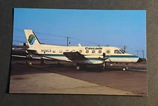 Cascade Airways Embraer EMB-110P1 Aircraft Postcard