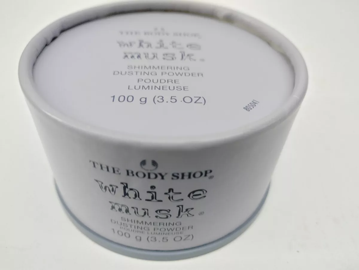 RETIRED THE BODY SHOP WHITE MUSK SHIMMERING DUSTING POWDER 3.5oz