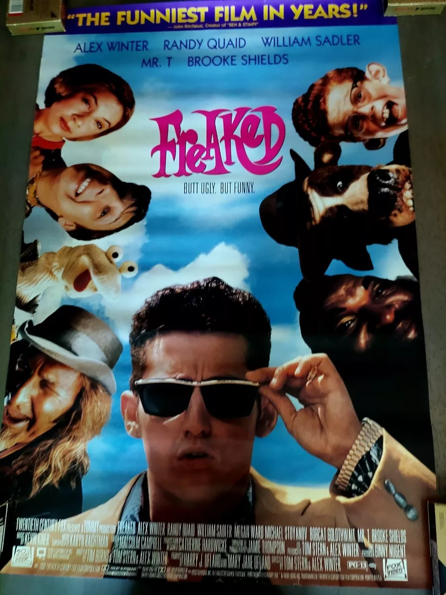FREAKED 1993 Poster Alex Winter Randy Quaid Mr. T 20th Century Fox CULT  classic | eBay