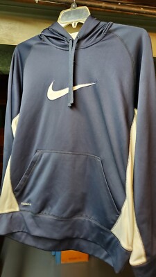 ★★Nike★★ Therma Fit Swoosh Pullover Hoodie M BlackHeader Nike Therma-FIT Men's Pullover Fitness Hoodie (Medium, Black