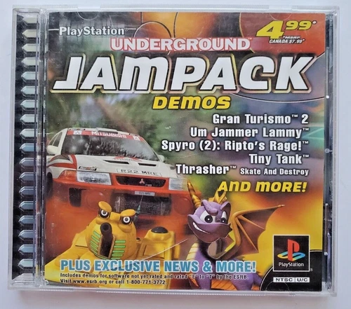 PlayStation Underground Jampack Demos Winter 99 - Sony PlayStation  Video Game 