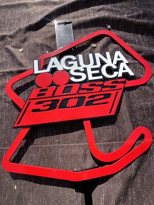 20x20  Laguna Seca Mustang Boss 302 Steel Hood Prop (detachable Prop)Powder Coat