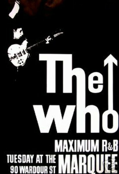 THE WHO ON STAGE AT THE MARQUEE CLUB IN LONDON POSTER LARGE 24