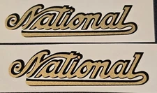 National cash register decals water transfer