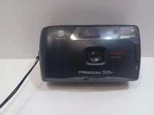 Minolta Freedom 50N Focus Free DX Auto Point And Shoot Film Camera with Flash